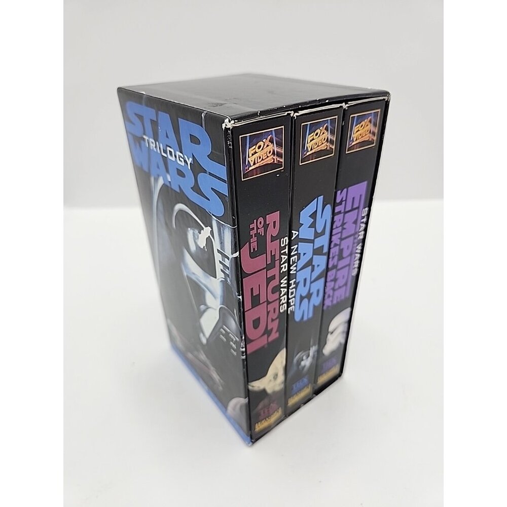 Star Wars Trilogy Return of the Jedi Empire Strikes Back VHS‎ 1995 3-Tape Set